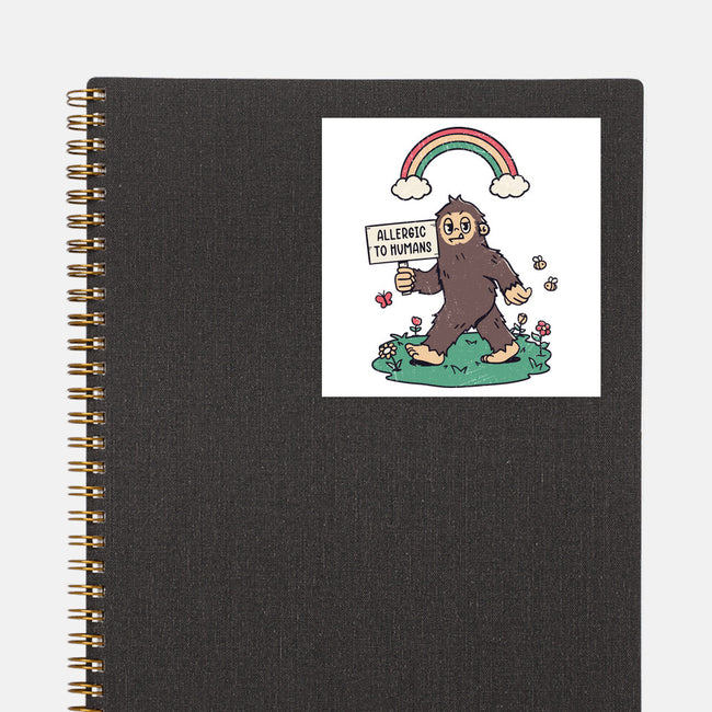 Allergic To All Humans-None-Glossy-Sticker-rarpoint