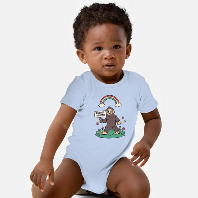 Allergic To All Humans-Baby-Basic-Onesie-rarpoint