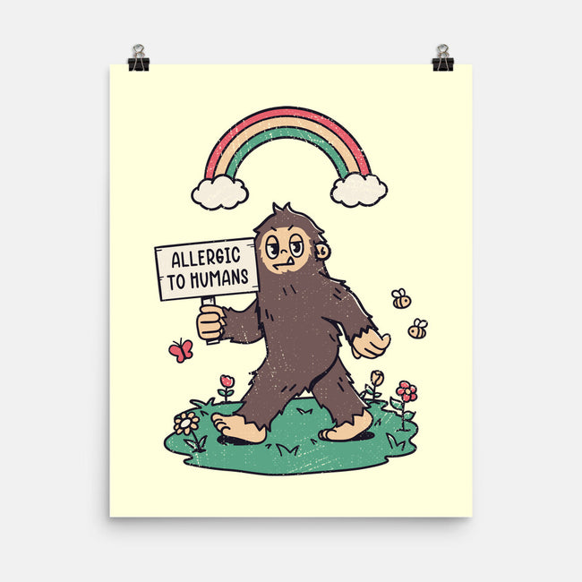 Allergic To All Humans-None-Matte-Poster-rarpoint