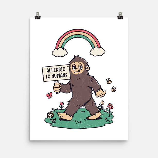 Allergic To All Humans-None-Matte-Poster-rarpoint