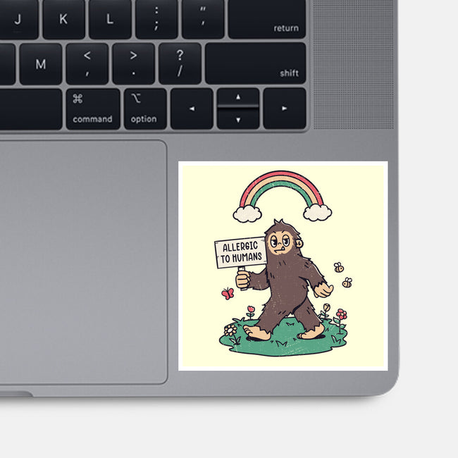 Allergic To All Humans-None-Glossy-Sticker-rarpoint