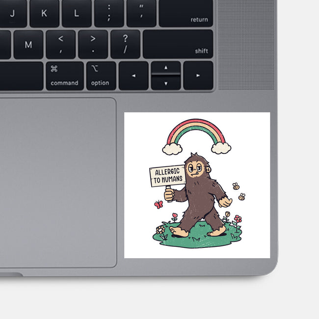 Allergic To All Humans-None-Glossy-Sticker-rarpoint