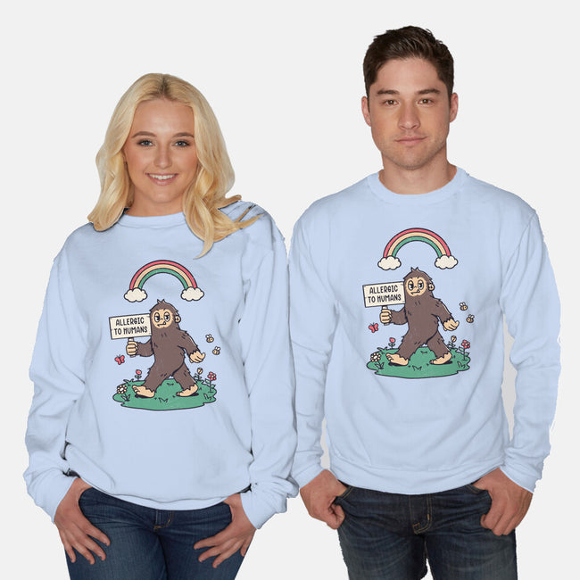 Allergic To All Humans-Unisex-Crew Neck-Sweatshirt-rarpoint