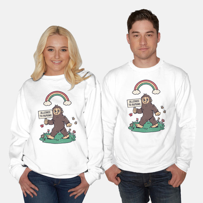 Allergic To All Humans-Unisex-Crew Neck-Sweatshirt-rarpoint