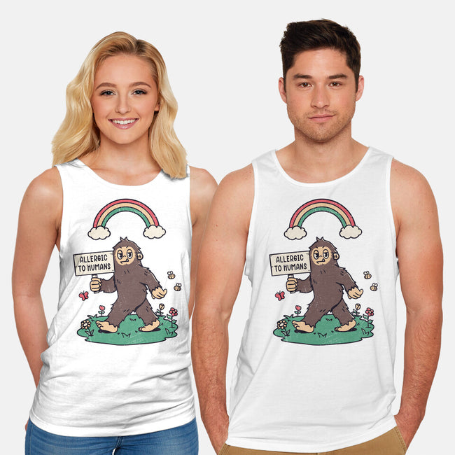 Allergic To All Humans-Unisex-Basic-Tank-rarpoint
