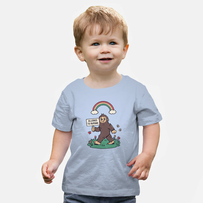 Allergic To All Humans-Baby-Basic-Tee-rarpoint