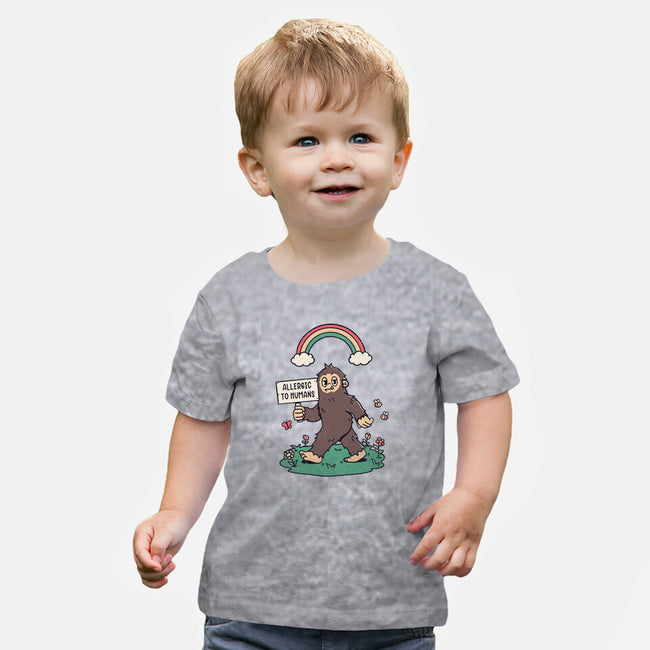 Allergic To All Humans-Baby-Basic-Tee-rarpoint