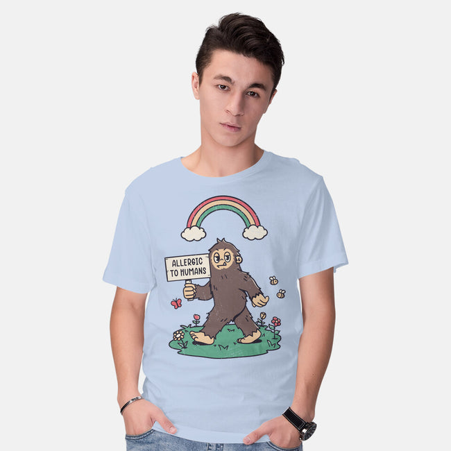 Allergic To All Humans-Mens-Basic-Tee-rarpoint
