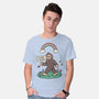 Allergic To All Humans-Mens-Basic-Tee-rarpoint