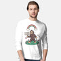 Allergic To All Humans-Mens-Long Sleeved-Tee-rarpoint
