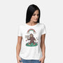 Allergic To All Humans-Womens-Basic-Tee-rarpoint