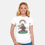 Allergic To All Humans-Womens-Fitted-Tee-rarpoint