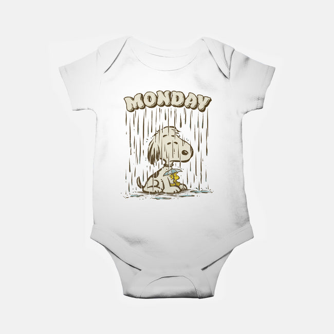 Monday Rainy Mood-Baby-Basic-Onesie-kg07