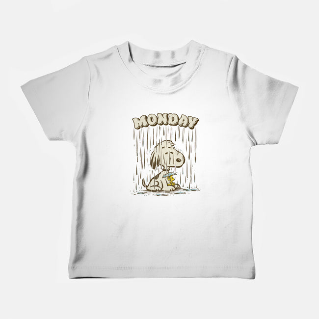 Monday Rainy Mood-Baby-Basic-Tee-kg07