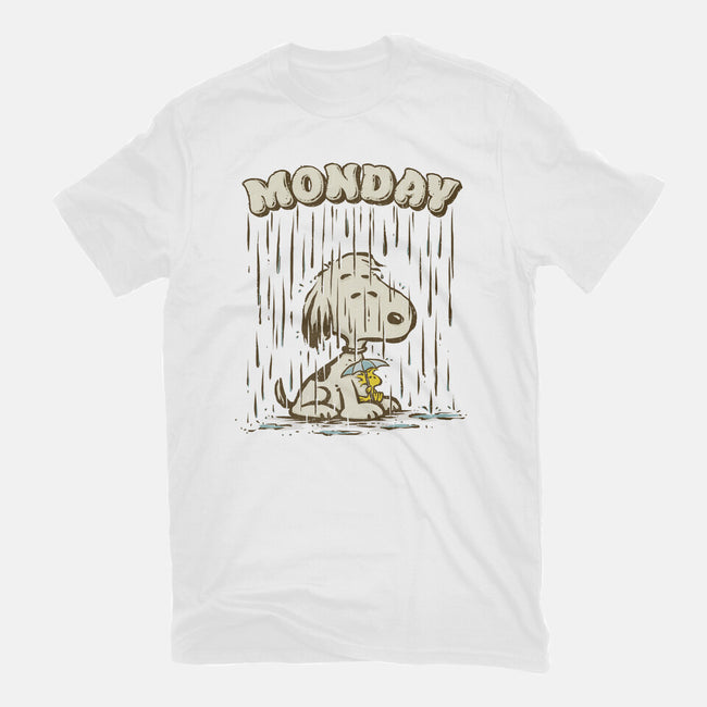 Monday Rainy Mood-Youth-Basic-Tee-kg07