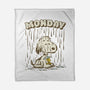 Monday Rainy Mood-None-Fleece-Blanket-kg07