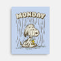 Monday Rainy Mood-None-Stretched-Canvas-kg07