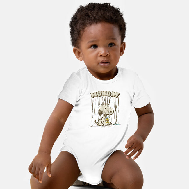 Monday Rainy Mood-Baby-Basic-Onesie-kg07
