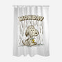 Monday Rainy Mood-None-Polyester-Shower Curtain-kg07