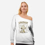 Monday Rainy Mood-Womens-Off Shoulder-Sweatshirt-kg07