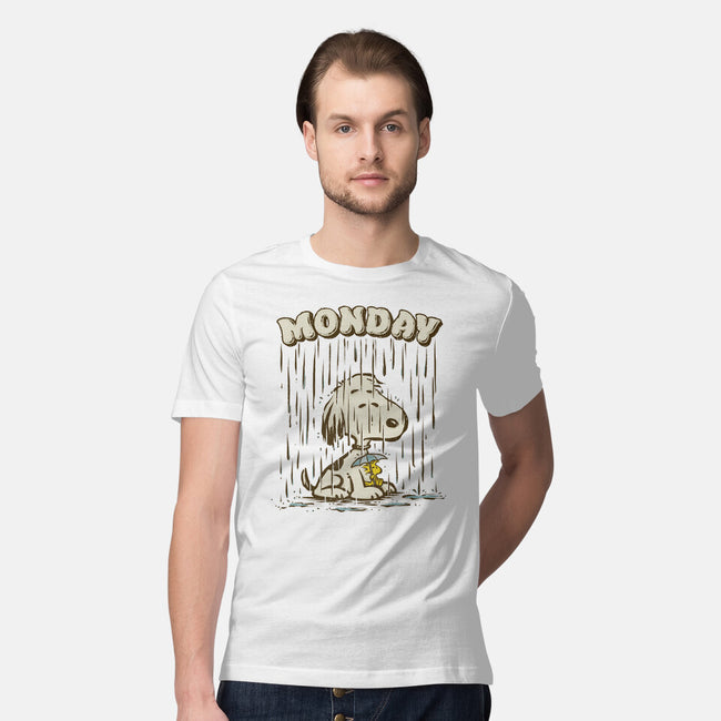 Monday Rainy Mood-Mens-Premium-Tee-kg07