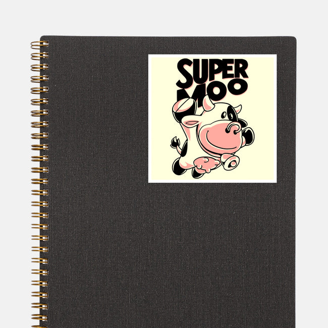 Super Moo-None-Glossy-Sticker-estudiofitas