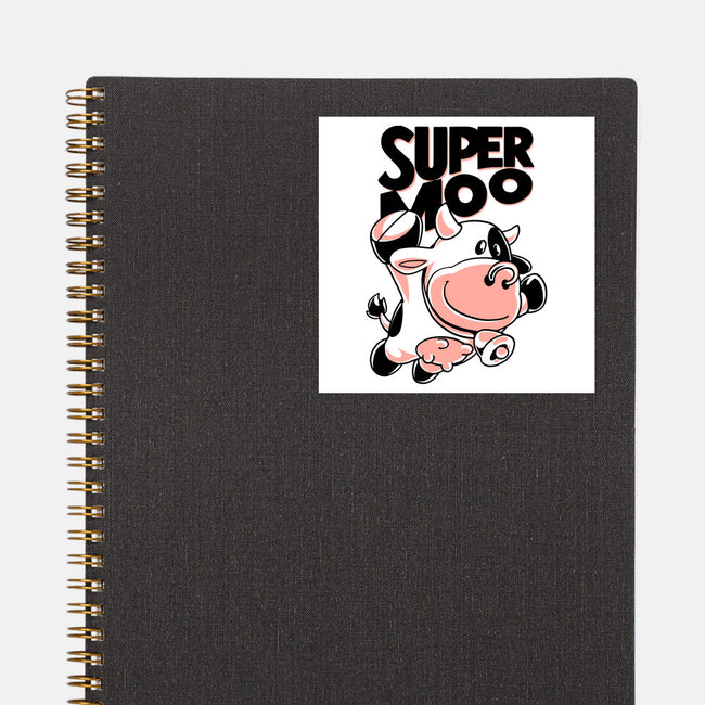 Super Moo-None-Glossy-Sticker-estudiofitas