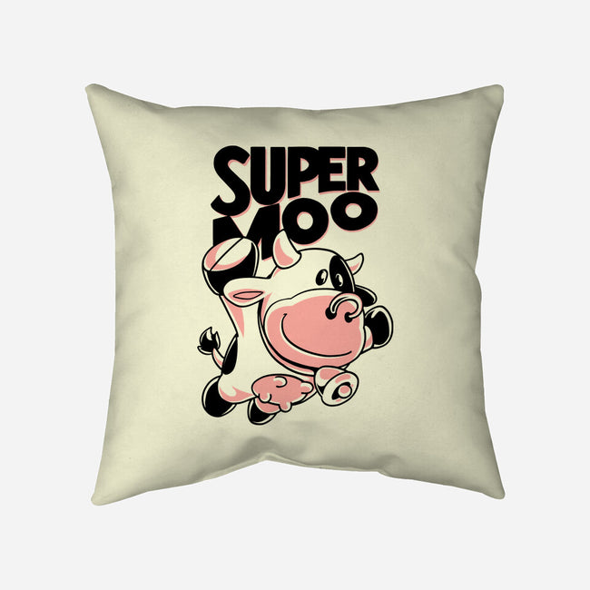 Super Moo-None-Removable Cover w Insert-Throw Pillow-estudiofitas