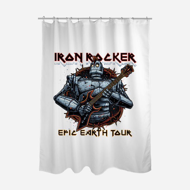 Iron Rocker-None-Polyester-Shower Curtain-momma_gorilla