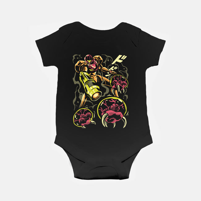 Larva Swarm-Baby-Basic-Onesie-arace