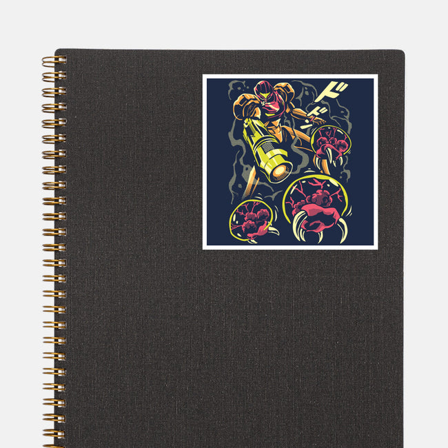 Larva Swarm-None-Glossy-Sticker-arace