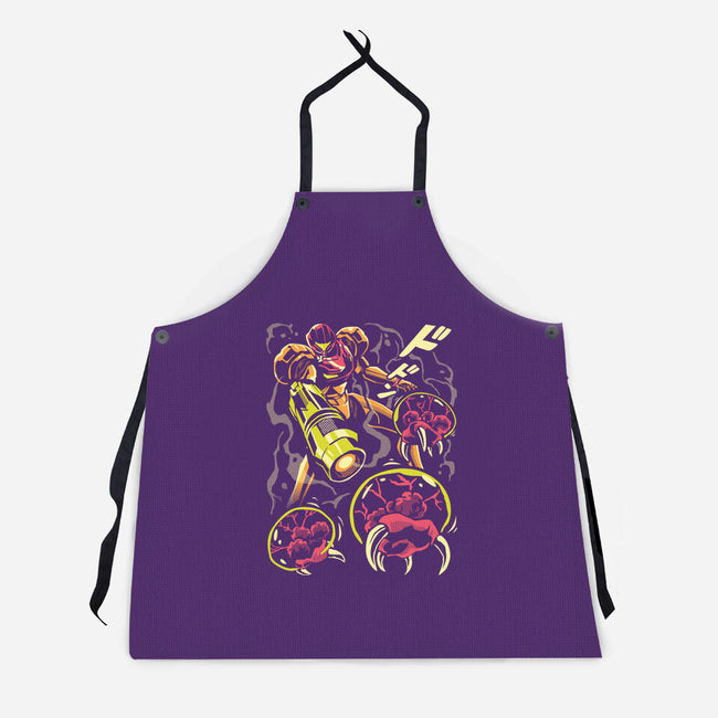 Larva Swarm-Unisex-Kitchen-Apron-arace