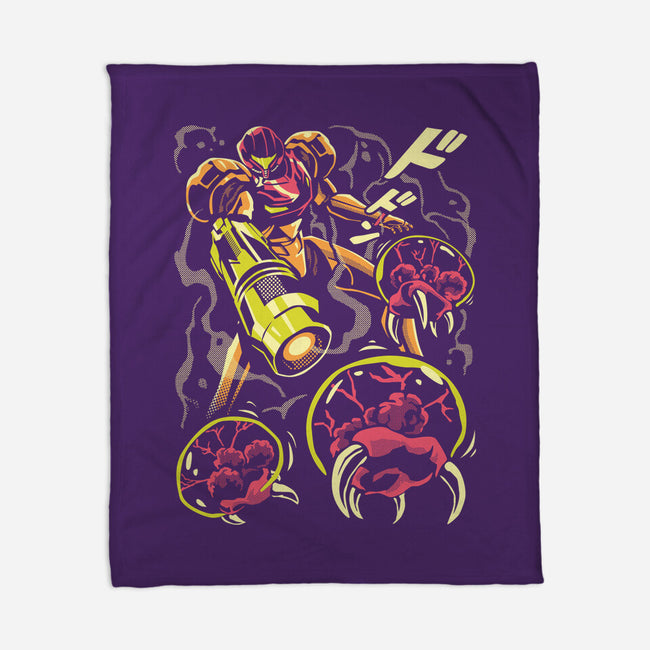 Larva Swarm-None-Fleece-Blanket-arace