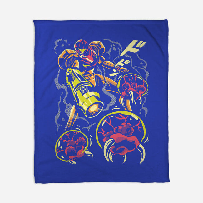 Larva Swarm-None-Fleece-Blanket-arace