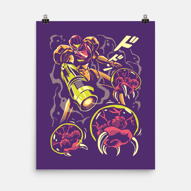 Larva Swarm-None-Matte-Poster-arace