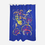 Larva Swarm-None-Polyester-Shower Curtain-arace