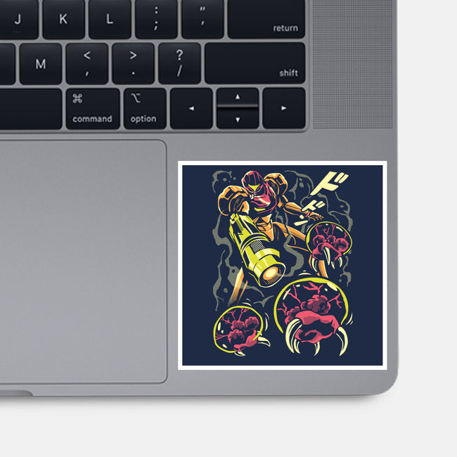 Larva Swarm-None-Glossy-Sticker-arace
