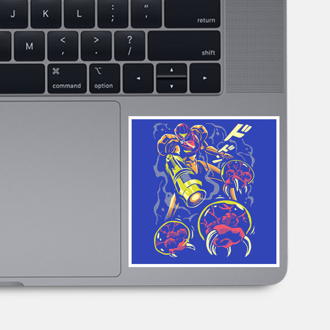 Larva Swarm-None-Glossy-Sticker-arace