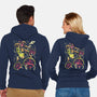 Larva Swarm-Unisex-Zip-Up-Sweatshirt-arace