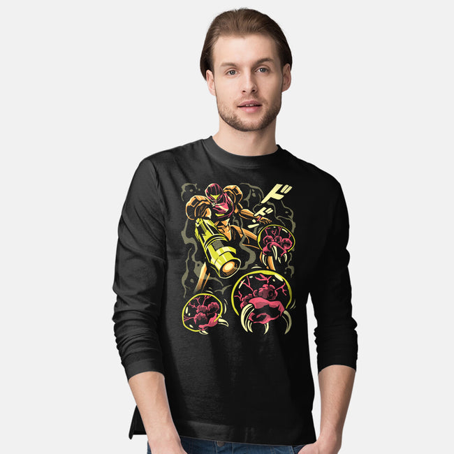 Larva Swarm-Mens-Long Sleeved-Tee-arace