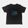 Neon Line-Art De Lorean-Baby-Basic-Tee-Astrobot Invention