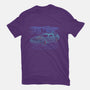 Neon Line-Art De Lorean-Mens-Premium-Tee-Astrobot Invention