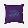Neon Line-Art De Lorean-None-Removable Cover w Insert-Throw Pillow-Astrobot Invention