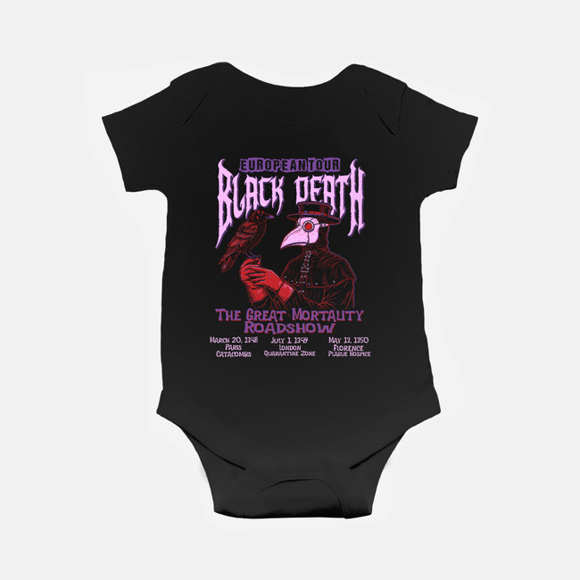 Black Death Euro Tour-Baby-Basic-Onesie-P1yu5h