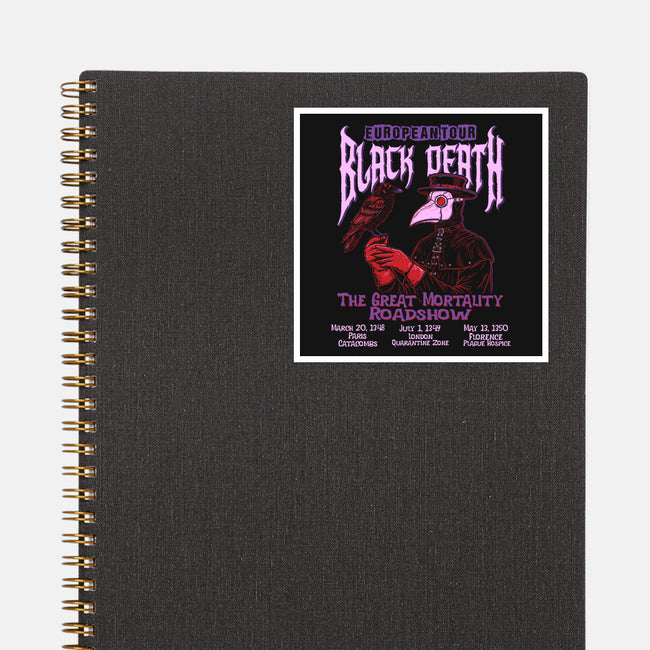 Black Death Euro Tour-None-Glossy-Sticker-P1yu5h