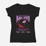 Black Death Euro Tour-Womens-V-Neck-Tee-P1yu5h