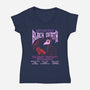 Black Death Euro Tour-Womens-V-Neck-Tee-P1yu5h