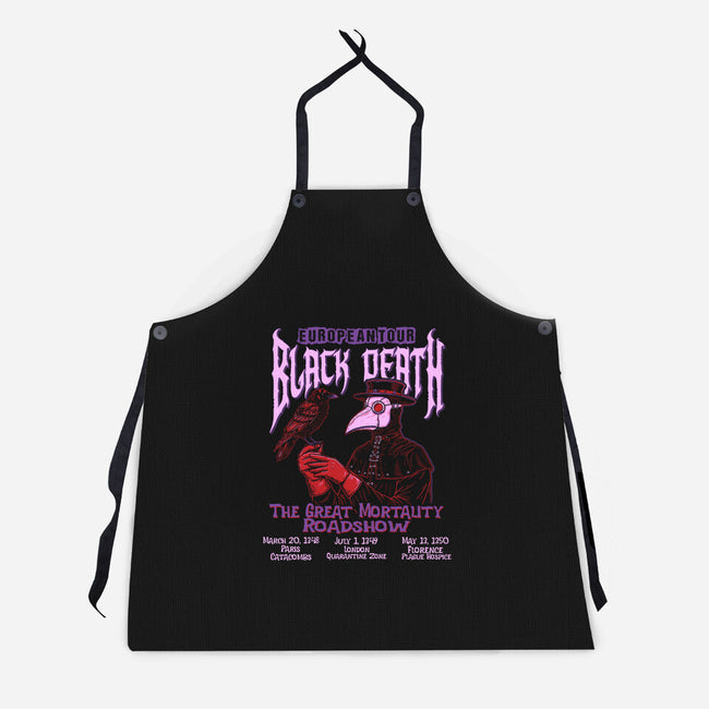 Black Death Euro Tour-Unisex-Kitchen-Apron-P1yu5h