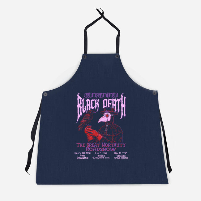Black Death Euro Tour-Unisex-Kitchen-Apron-P1yu5h