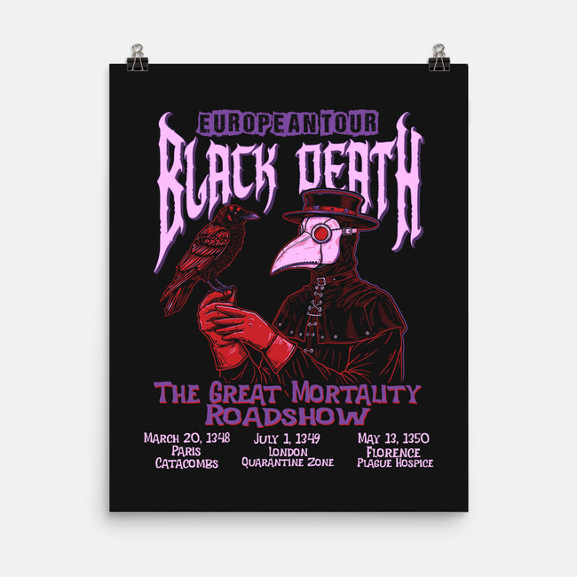 Black Death Euro Tour-None-Matte-Poster-P1yu5h
